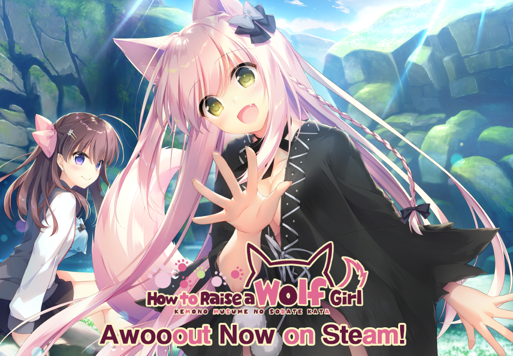 Featured image for “How to Raise a Wolf Girl Awooout Now on Steam!”