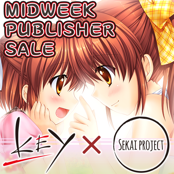 Featured image for “Key x Sekai Project Steam Midweek Publisher Sale”